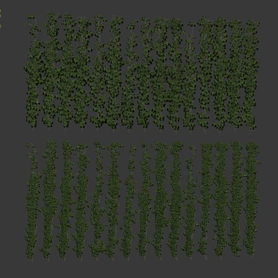 Wall of ivy leaves — Ver 3