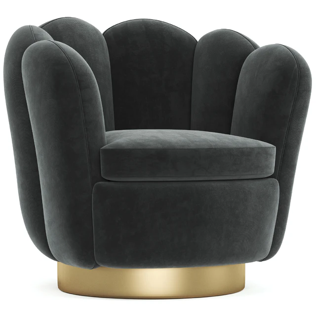 Swivel armchair Mirage Savona Nude — Descargar