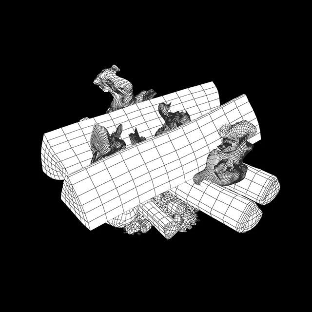 Fire and firewood with animation — Descargar