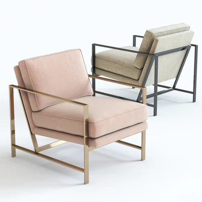 West Elm Metal Frame Chair — Ver 3