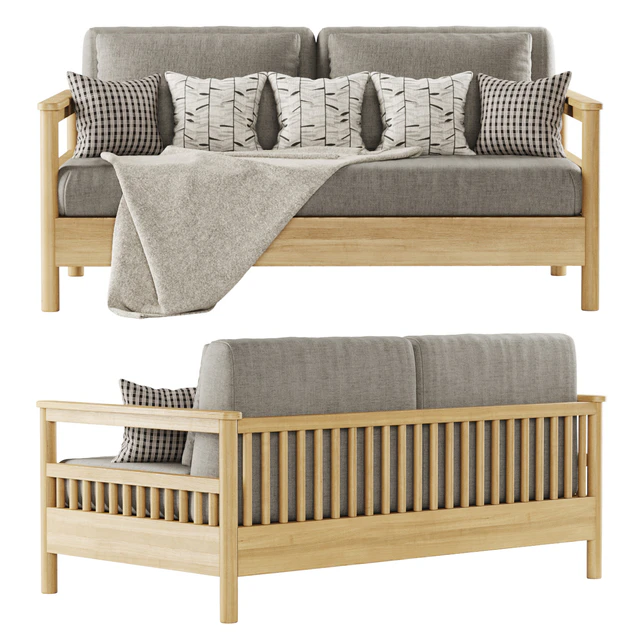 Tribeca outdoor sofa / Double garden sofa — Download