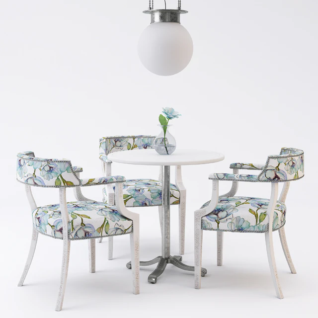 Restaurant furniture set 01 — Скачать