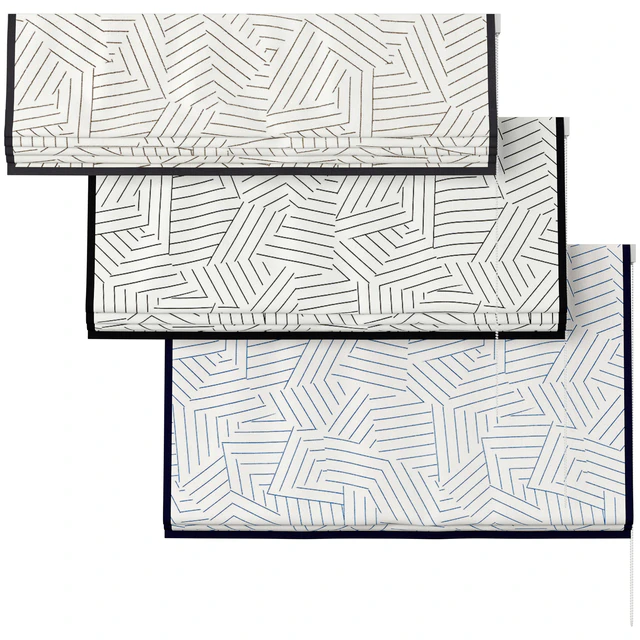 Roman Curtains 103 | F. Schumacher & Co. | DECONSTRUCTED STRIPE — Descargar