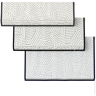 Roman Curtains 103 | F. Schumacher & Co. | DECONSTRUCTED STRIPE — Ver 3