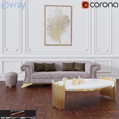 Zebrano Casa DAIMON Sofa — Вид 1