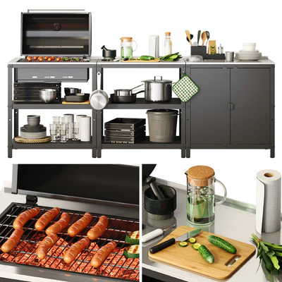 Charcoal grill GRILLSKAR (IKEA) — Ver 1