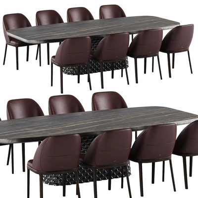 Cattelan Italia Atrium Keramik Premium table Mariel chair set — Ver 5