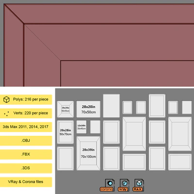 Interior Picture Frames Set-60 — Вид 4