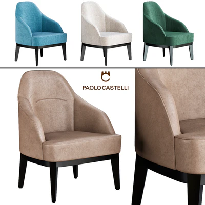 Armchair Venice Bergere Paolo Castelli — Descargar