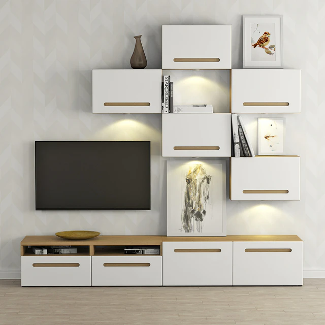 Cabinet for TV and multimedia Ikea BESTO / Besta Marwick. — Descargar