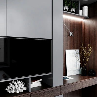 Furniture composition for bedroom Set-1 — Ver 2