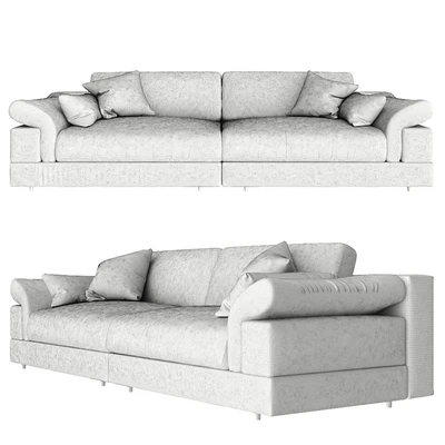 Triple sofa Pufetto Claudia. — Ver 3