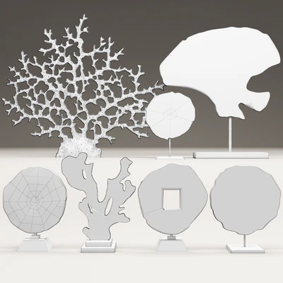 coral set, коралл, набор, декор, статуэтки — Вид 2