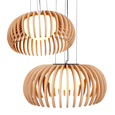 Makris Bollicina Wood Lamps — Ver 1
