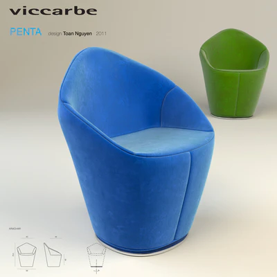Viccarbe Penta Armchair by Toan Nguyen — Вид 1