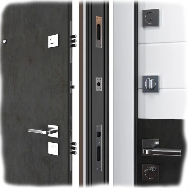 Entrance metal door Carbon (Your Frame) — Descargar