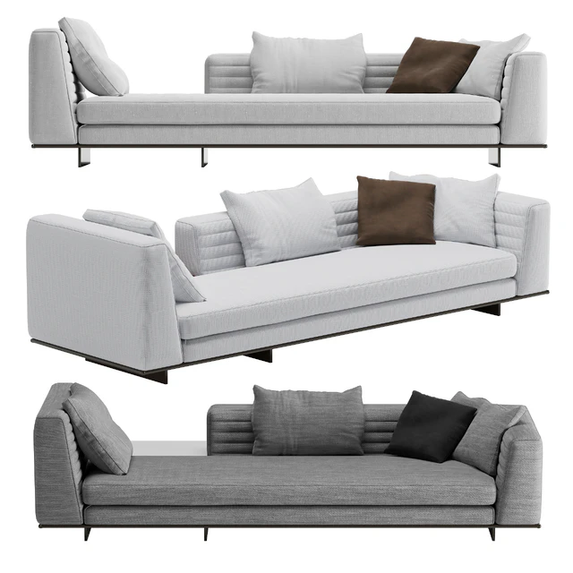 Sofa Minotti Roger Suite Low Mix With Case — Descargar