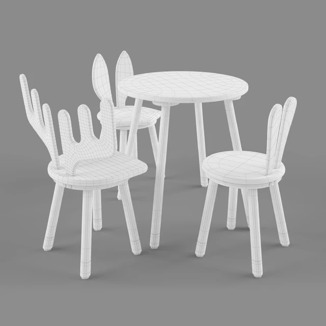 Сhildren's chairs and table — Descargar