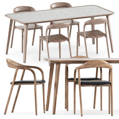 Neva chairs and Kalota table by Artisan — Вид 1