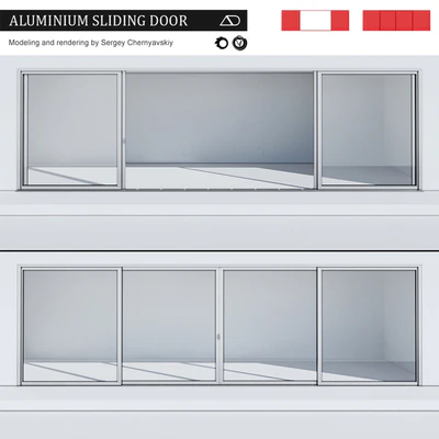 Aluminium sliding door — Вид 1