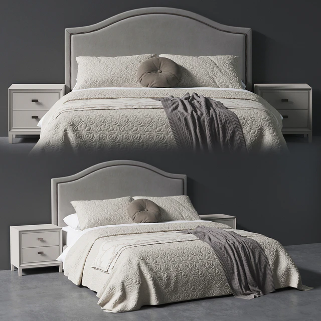 Beverly Queen Headboard Bed — Descargar