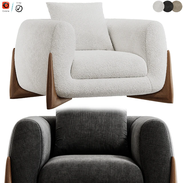 Softbay Armchair by Porada — Descargar