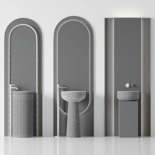Bathroom furniture №29 — Скачать