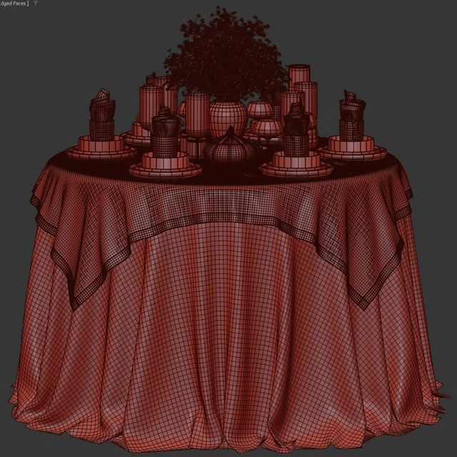 Сервировка стола / Table setting 03 — Скачать