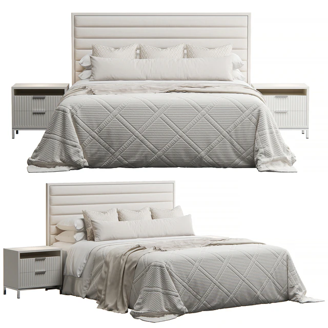 Westbury Rectangular Bed — Скачать