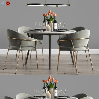 Modern Dinning Set 9 — Ver 1