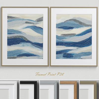 Framed Print P-38 — Ver 1