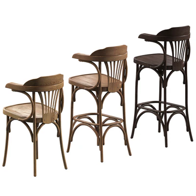 A set of Viennese chairs for a cafe, restaurant. 3 models — Ver 5