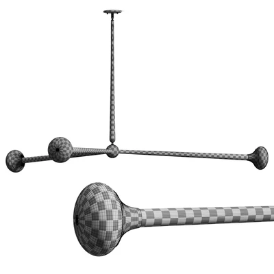 CB2 Phoebe Polished Brass Chandelier — Вид 3