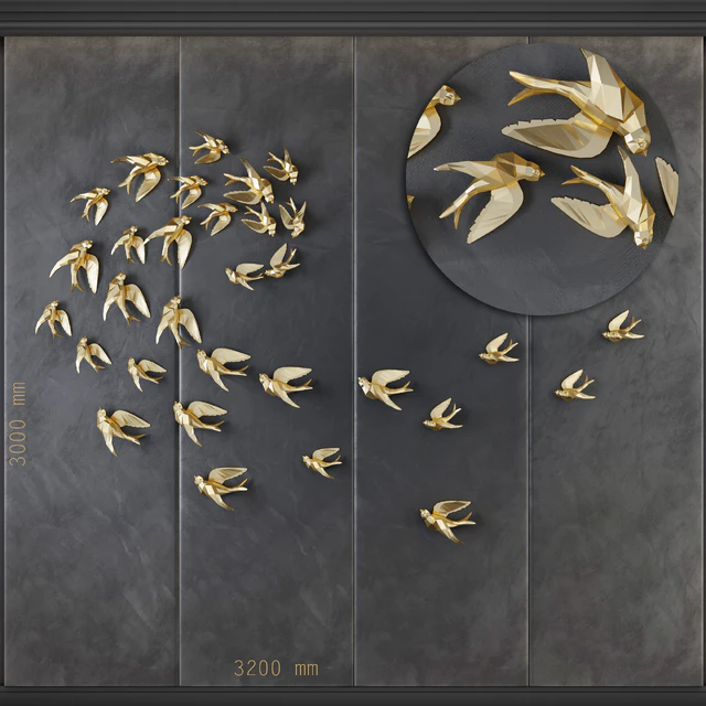 Birds GR   Decorative Panel 1 — Descargar