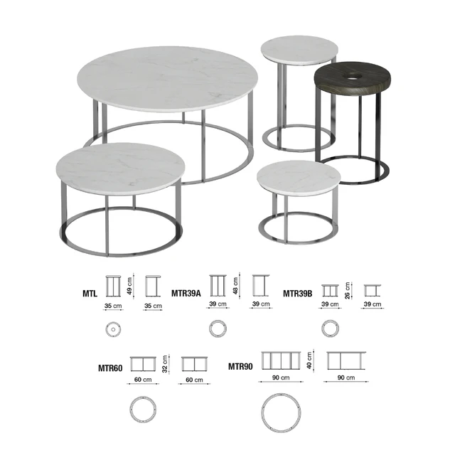 Mera table set. B&B Italia. — Descargar