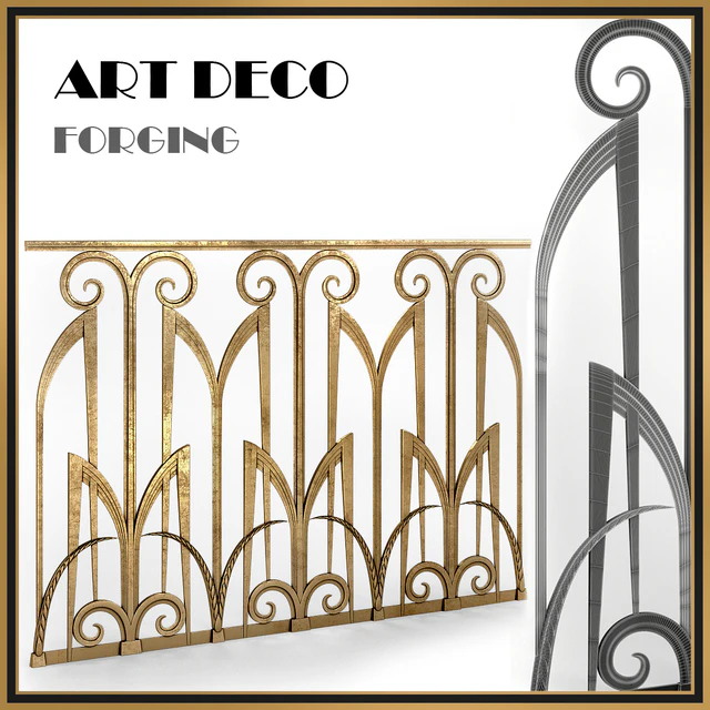 Forged fences Art Deco — Descargar