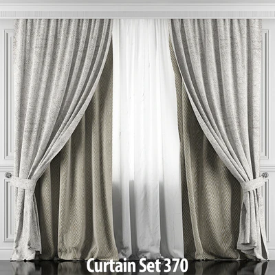 Curtains with window and moldings 366-371 — View 5