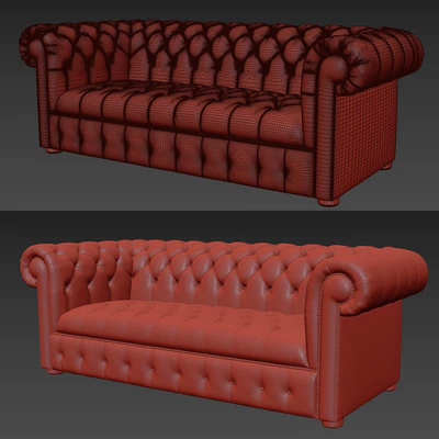 Chesterfield sofa — Ver 2