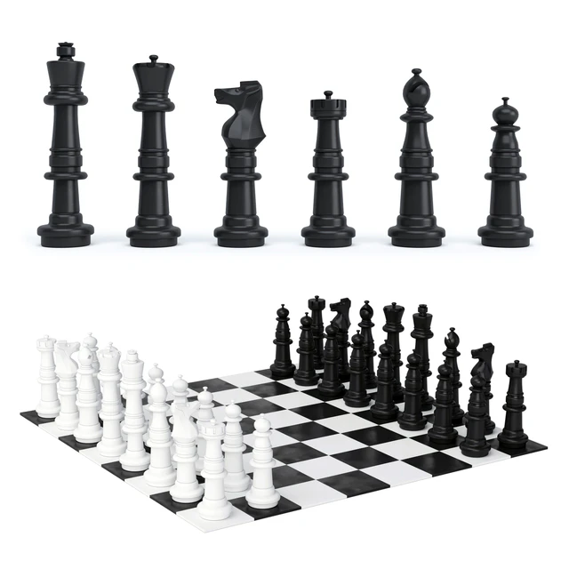 Garden chess pieces KSH-36 — Descargar