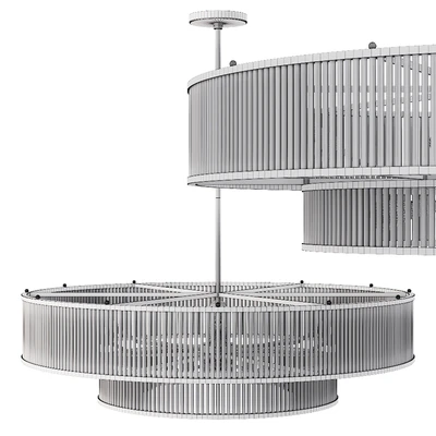 Restoration Hardware MARAIS ROUND CHANDELIER 47 Nickel — Вид 2
