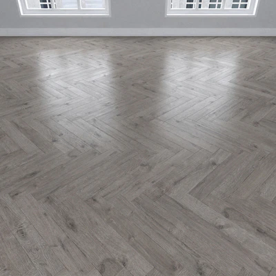 Parquet Oak gray, 3 types: herringbone, linear, chevron. — Ver 3