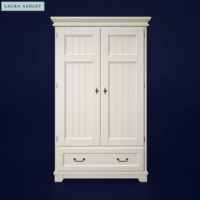 Devon Dove Grey Wardrobe - 2 Doors — Descargar