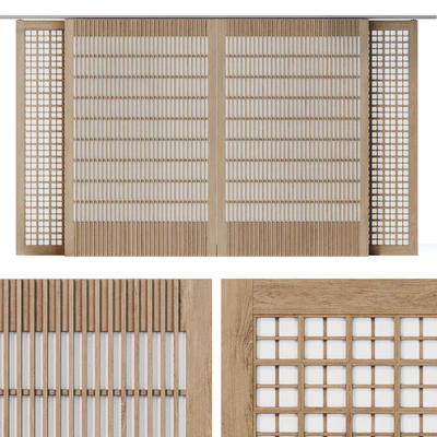 Sliding partition Japandi — Ver 1
