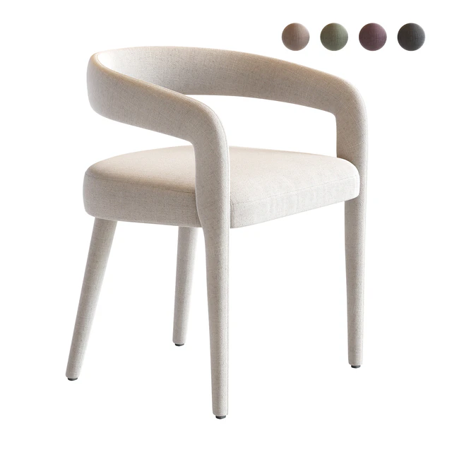 LISETTE WHITE DINING CHAIR — Скачать