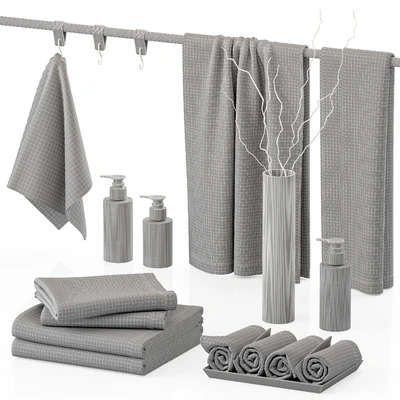 Decorative set for bathroom 04 — Ver 3