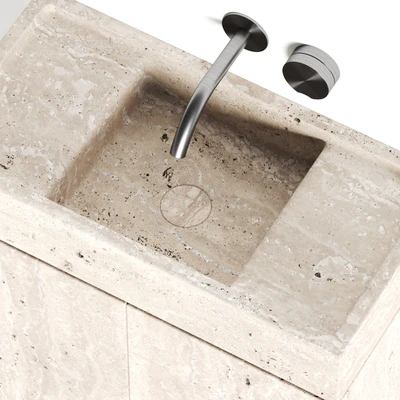 Atelier Il Granito Rocco Stone Bathroom Vanity — Ver 3
