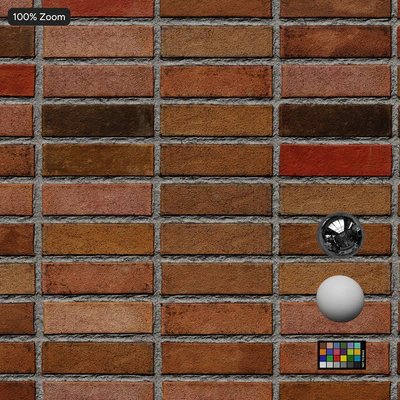 stack bond sandfaced brick wall texture multicolored — View 4