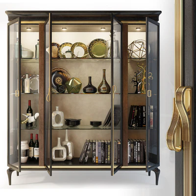 Bookcase / Showcase Dilan. AR Arredamenti — Ver 2