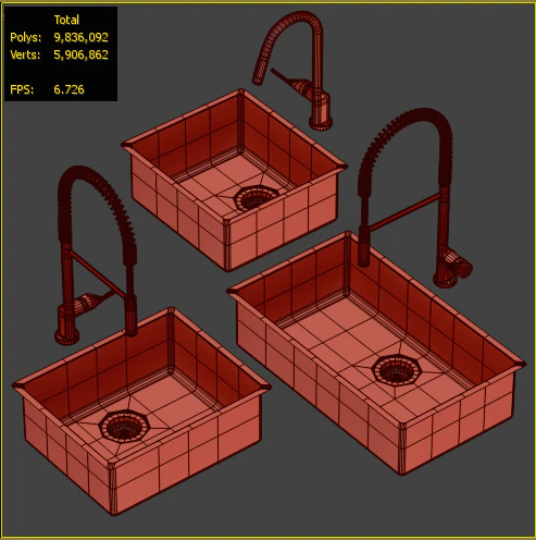 Collection of kitchen sinks 01 — Descargar