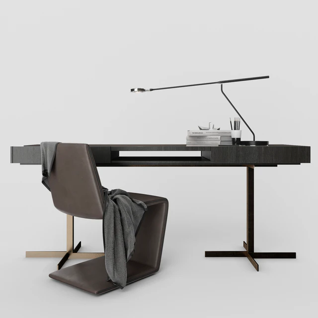 Minotti Phillips chair and Close "Writing Desk" — Descargar